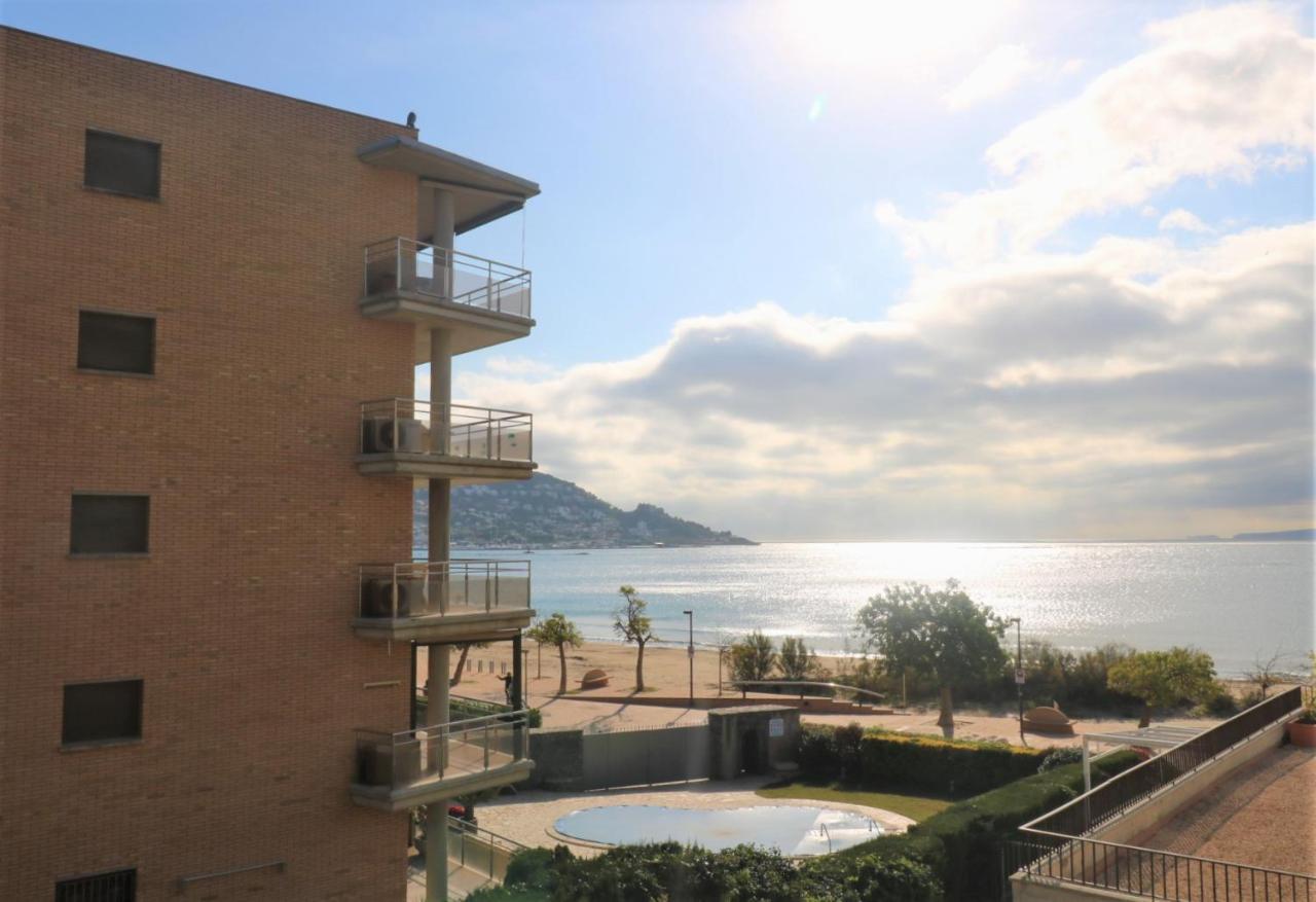 Appartamento Castell Joncar,30 M De La Playa, 1Era Linea De Mar, Vista Al Mar Roses Esterno foto